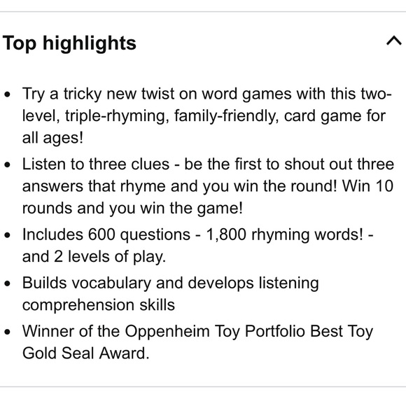 Sold! Rhyme Out Game - Picture 3 of 5